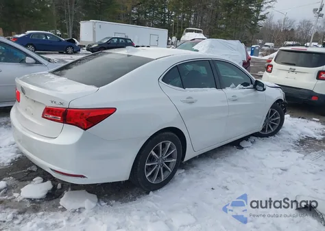 2018 Acura Tlx из США, поврежденный, VIN 19UUB1F38JA001428